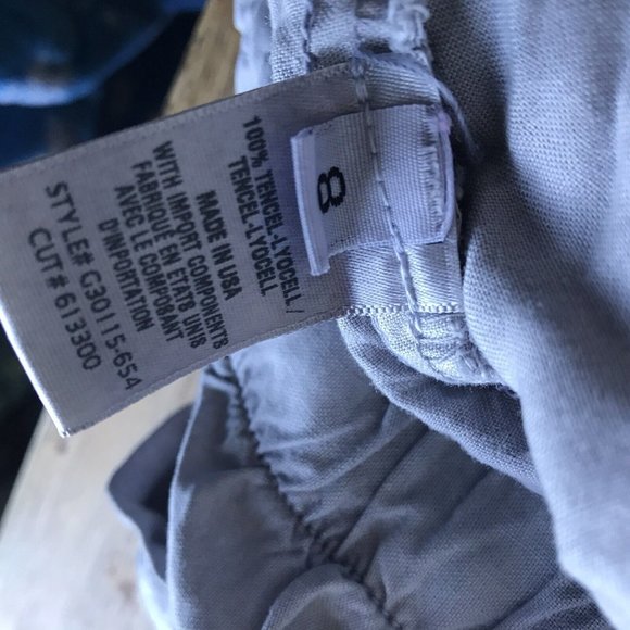 bella dahl girl cargo pants gray 8 - Picture 2 of 7